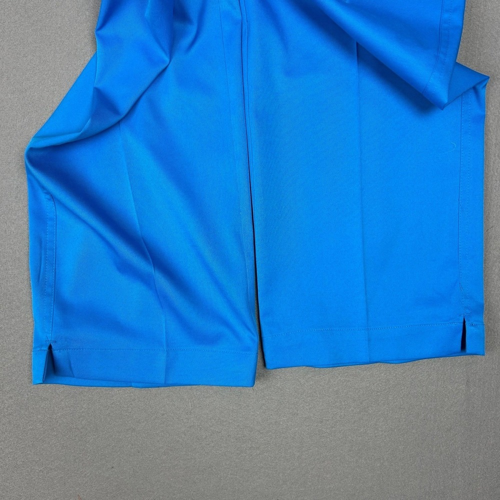 Nike Golf Dri-FIT Flat Front Trousers Men 34x32 Blue 472532-406 - Picture 8 of 13